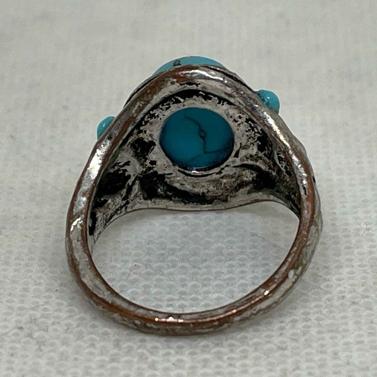 ヴィンテージ ターコイズ シルバー リング 16号 指輪 インディアン