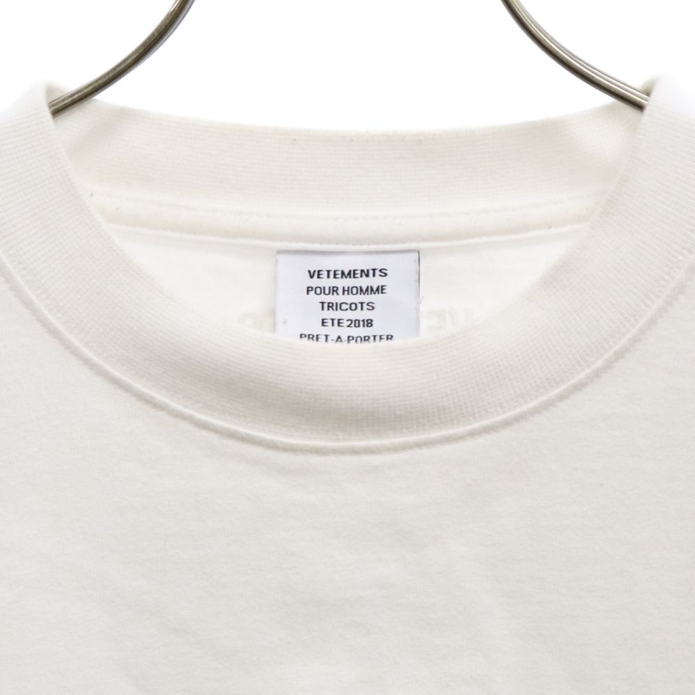 VETEMENTS (ヴェトモン) 18SS ベースボールロゴ オーバーサイズTシャツ 