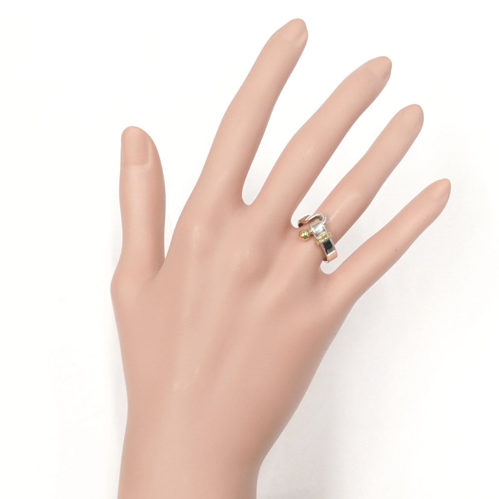 ティファニー SV925 K18YG ラブノットリング Tiffany＆Co.（ティファニー）ラブノットリング SV／K18ゴールド