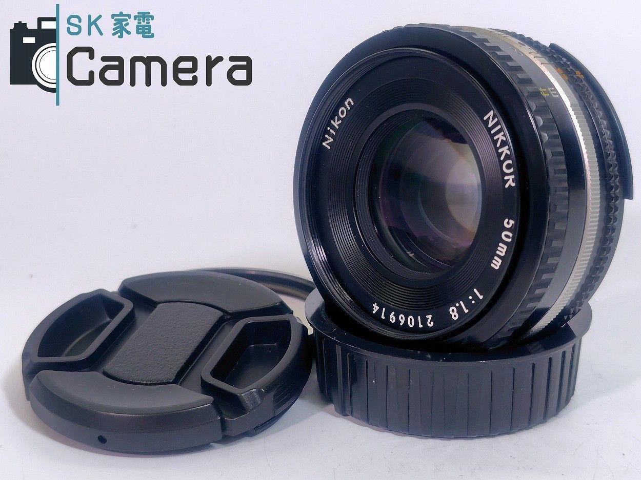 Nikon NIKKOR 50ｍｍ F1.8 Ai-s パンケーキ 6月清掃済 ニコン