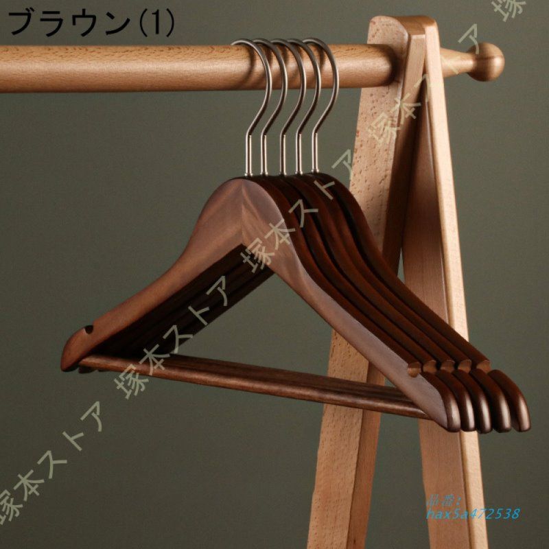 木製ハンガー 収納 30本組 ハンガー 跡がつかないハンガー 天然の美しい木目 頑丈なハンガー 洋服 跡つかない ワードローブ用 ずり落ち防止 超強い荷重 木 hax5a472538