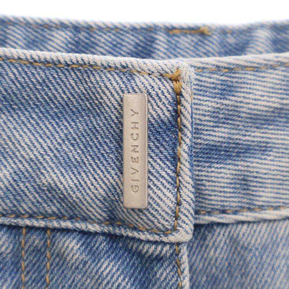 GIVENCHY (ジバンシィ) Straight-Leg Boyfriend Jeans バックロゴ 