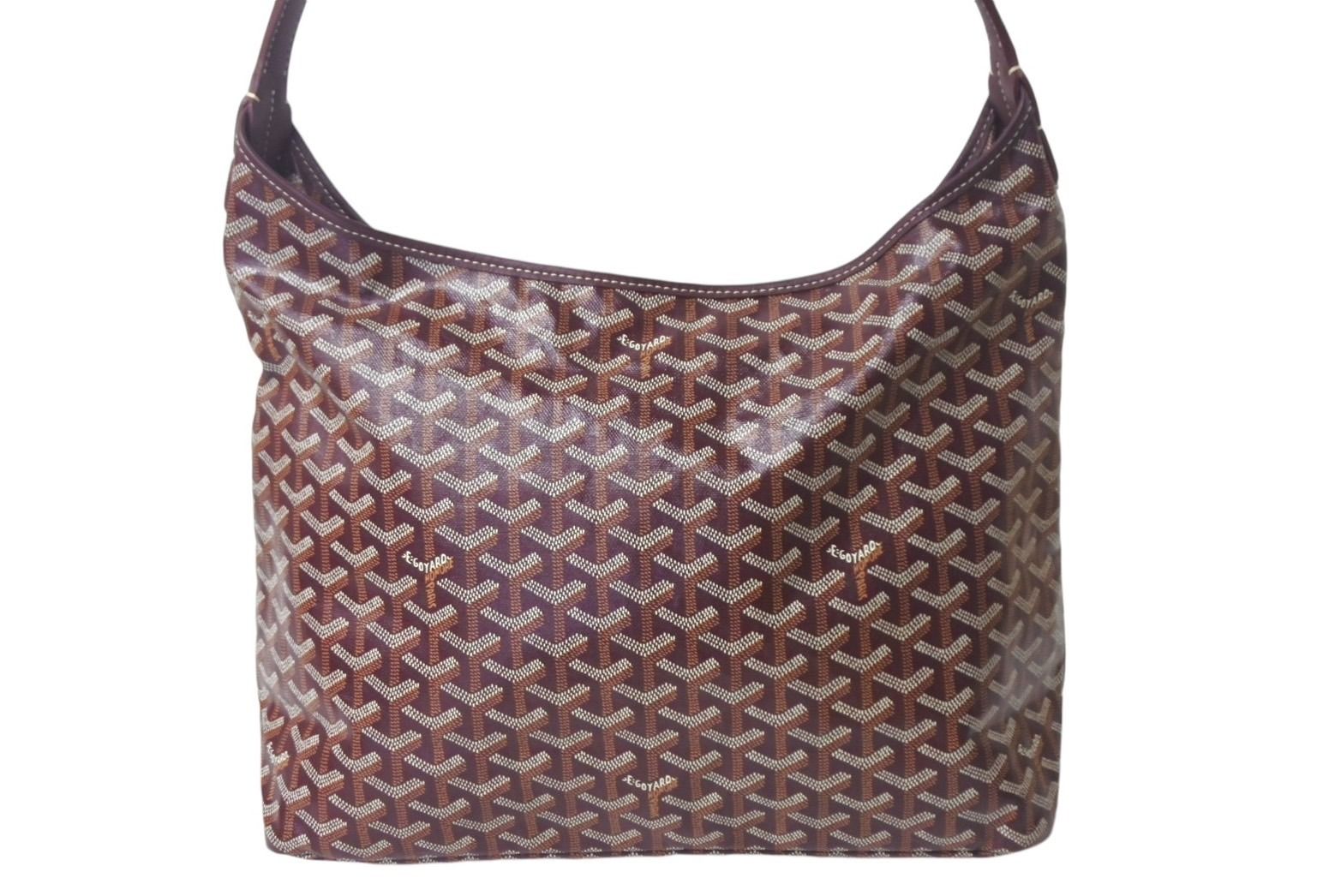 新品同様 GOYARD ゴヤール ボエム ホーボーバッグ バーガンディ BOHEMEPMLTY33CL33P コーティングキャンバス シルバー金具  中古 4c068954 - メルカリ