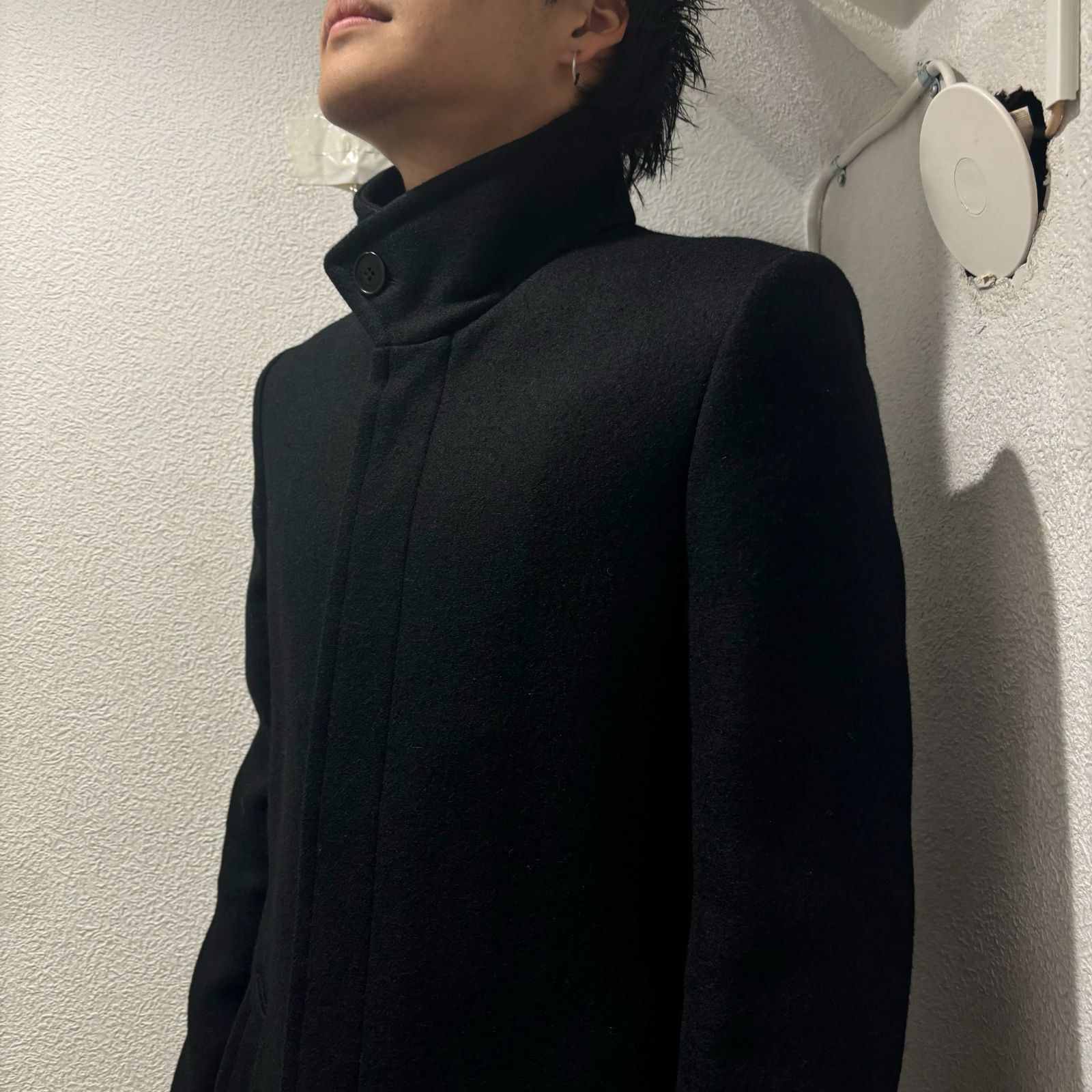 SAINT LAURENT PARIS サンローランパリ スタンドカラー コート 485307