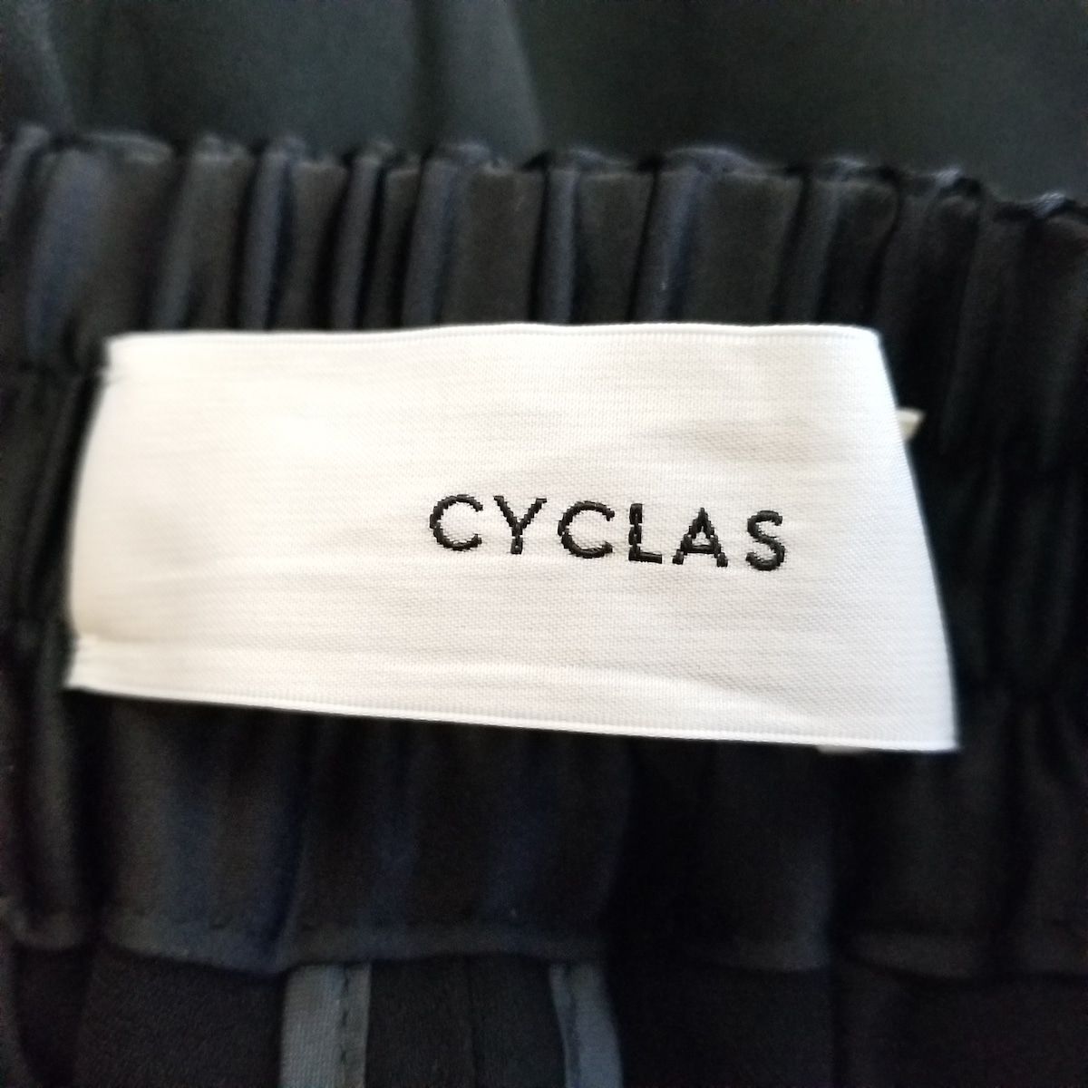 CYCLAS(シクラス) パンツ サイズ34 S レディース美品 - 黒 フルレングス/ウエストゴム