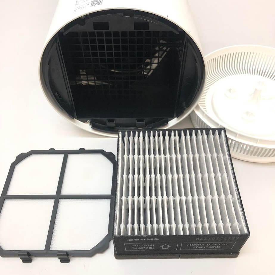 ss7311 【中古】 シャープ 空気清浄機 FU-NC01-W ホワイト ～6畳 取扱 