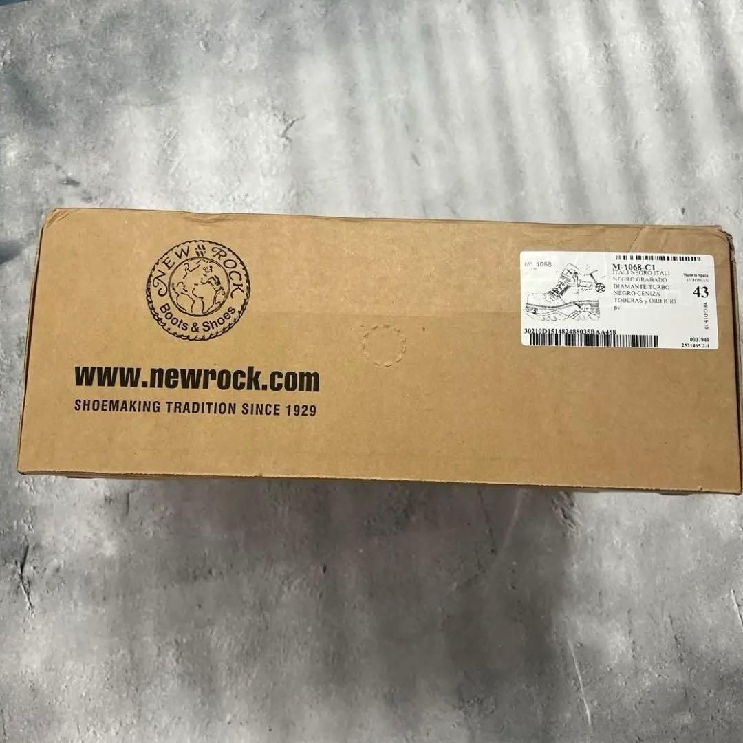 NEW ROCK M-1068-C1 43 27cm相当 厚底ブーツ 新品未着用 - メルカリ