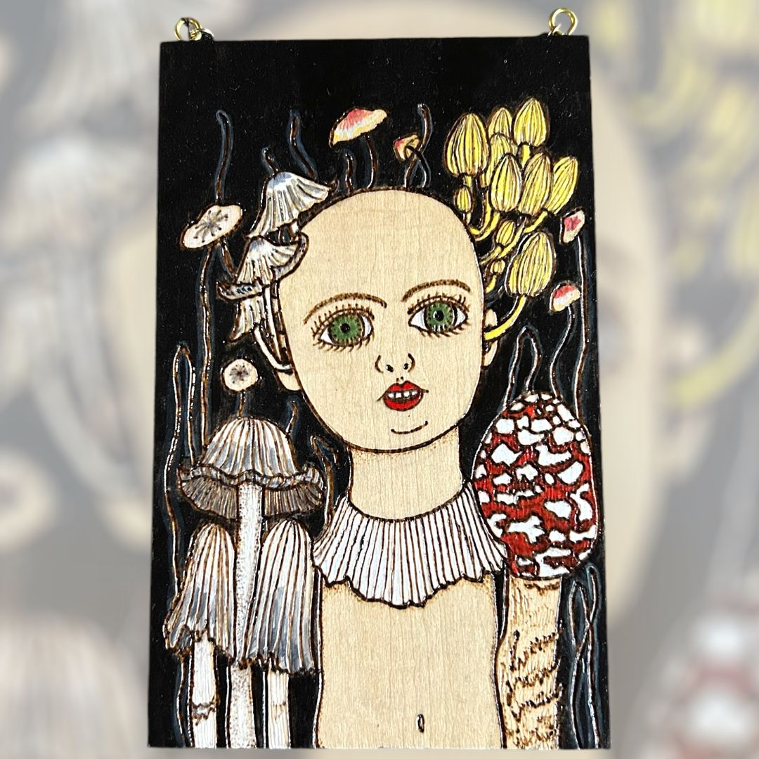 希少品　鴨下葉子　抽象画　ガッシュ作品　私のメルヘン 希少品 鴨下葉子 抽象画 ガッシュ作品 私のメルヘン 抽象 彫刻 人