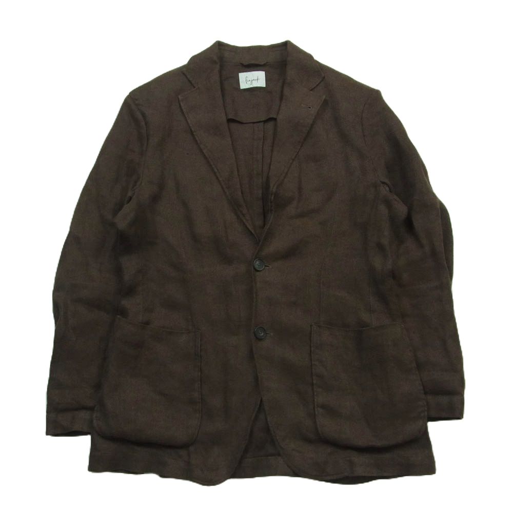 中古】フィンジャック Finjackテーラードジャケット ネイビー サイズ48