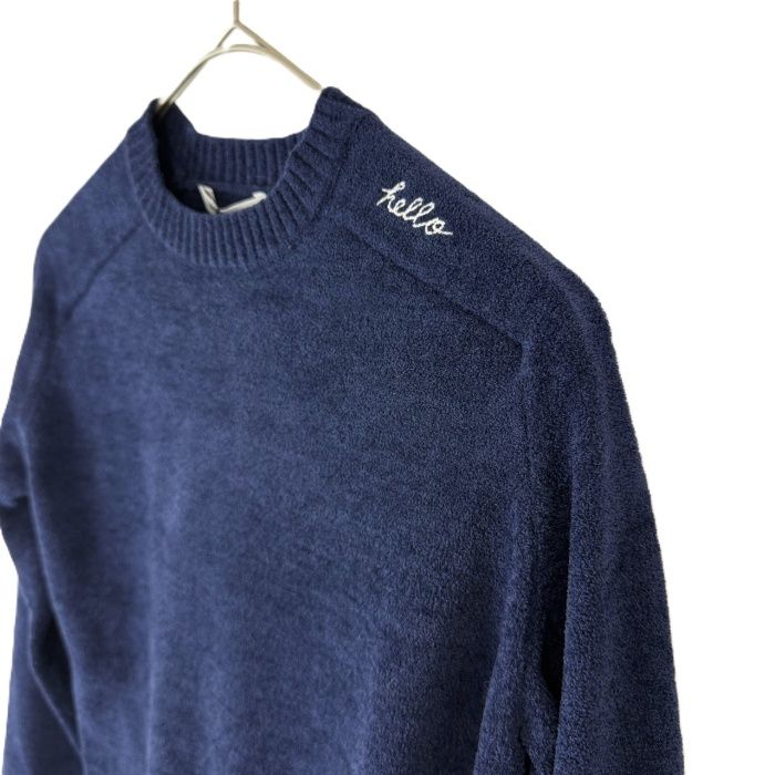マディソンブルー MADISONBLUE カジュアルニット HELLO CREW L/S PO