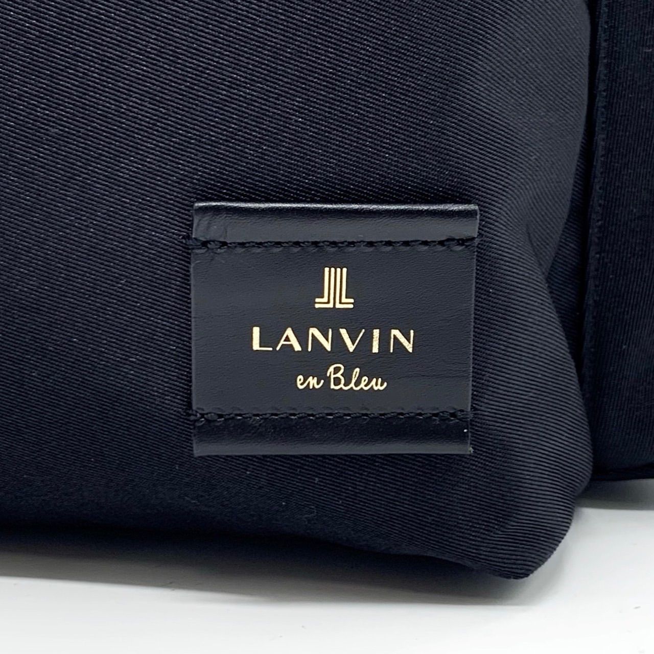 ✨良品✨ LANVIN ランバン リュックサック バッグパック ロゴ型押し 