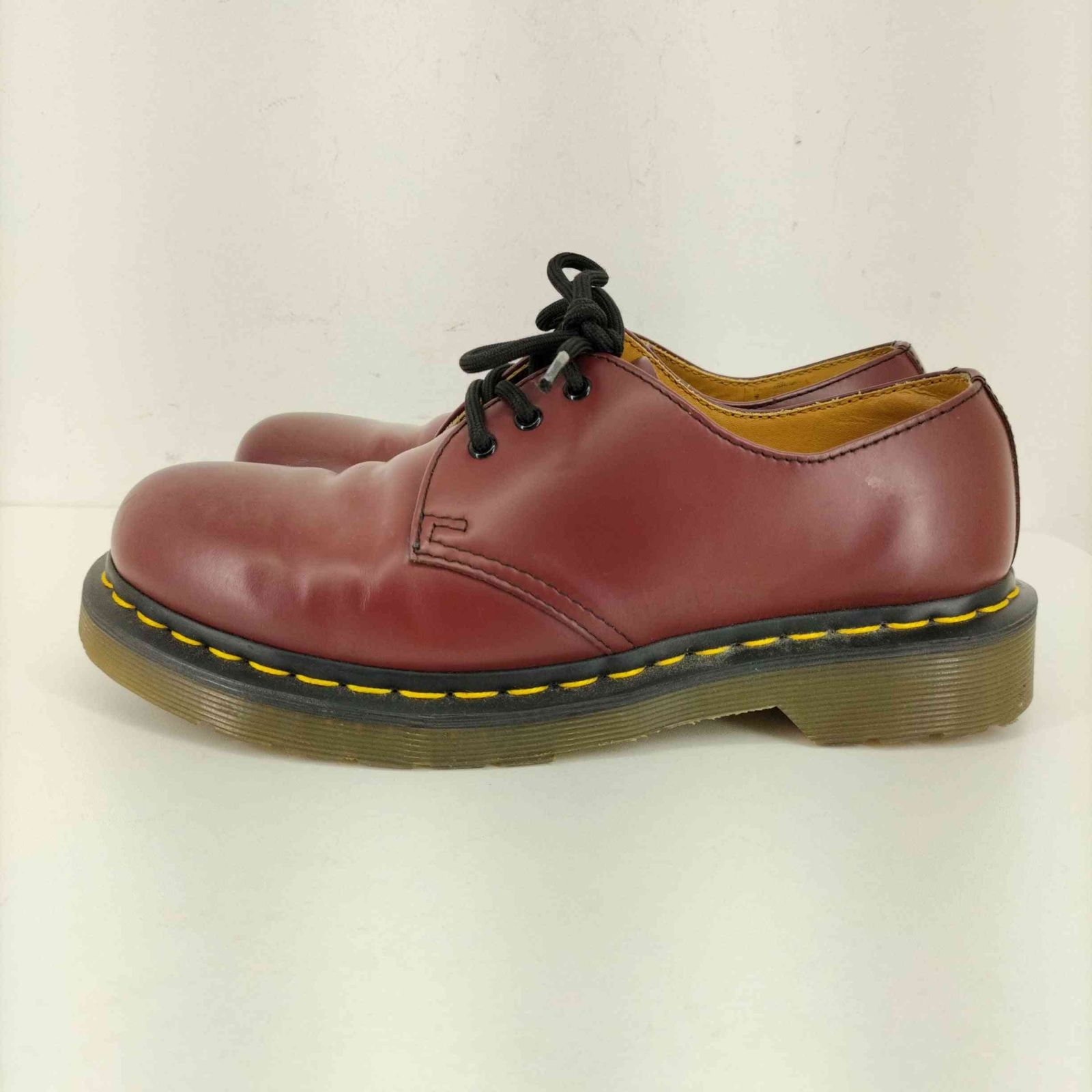 ドクターマーチン Dr.Martens 3ホール レザー 赤 ボルドー バー
