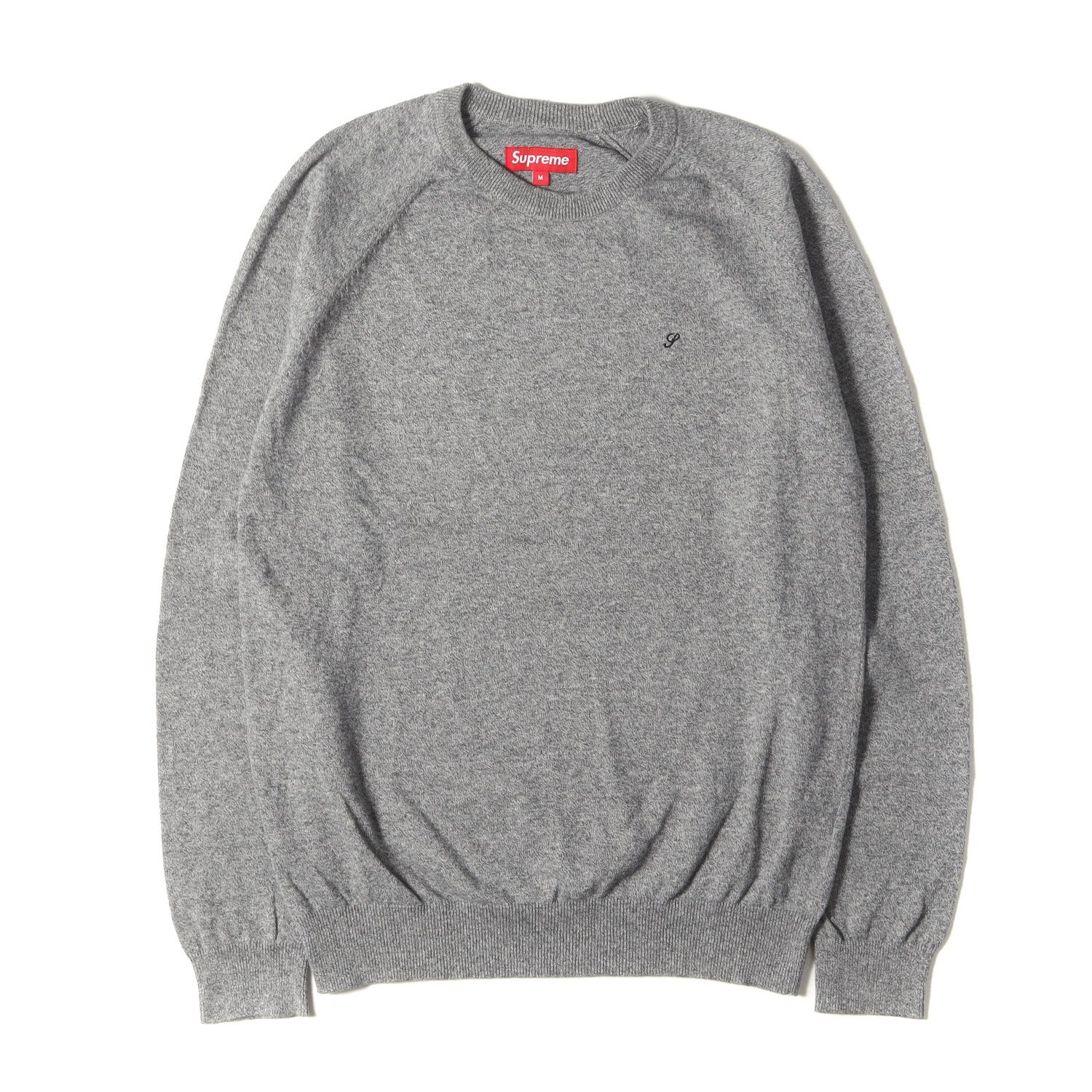 Supreme シュプリーム ニット ヘザーグレー サイズ:M | ワン