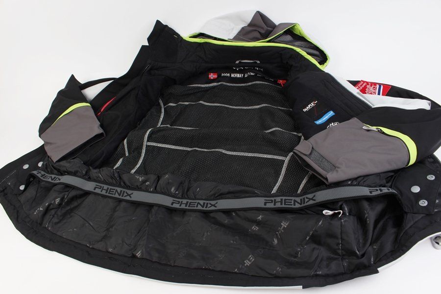 Phenix メンズ スキージャケット&パンツ(サイドフルオープン) 上下 グレー×ブラック M50 フェニックス EY56003A スポーツ  R2310-160