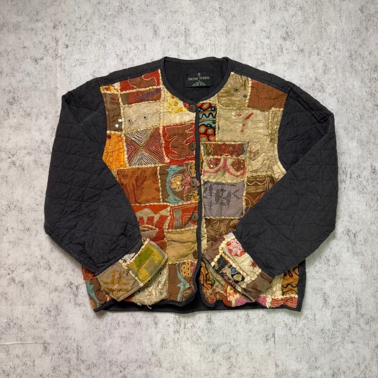 【Sacred Threads quilting jacket XL size】