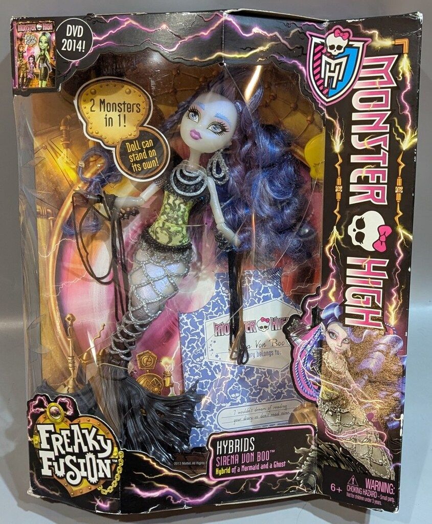 Mattel Monster High Freaky Fusion Hybrids Sirena Von Boo