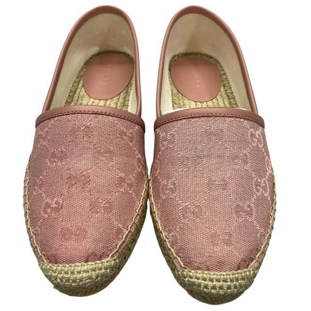 新品】GUCCI グッチ 466902 エスパドリーユ フラットシューズ
