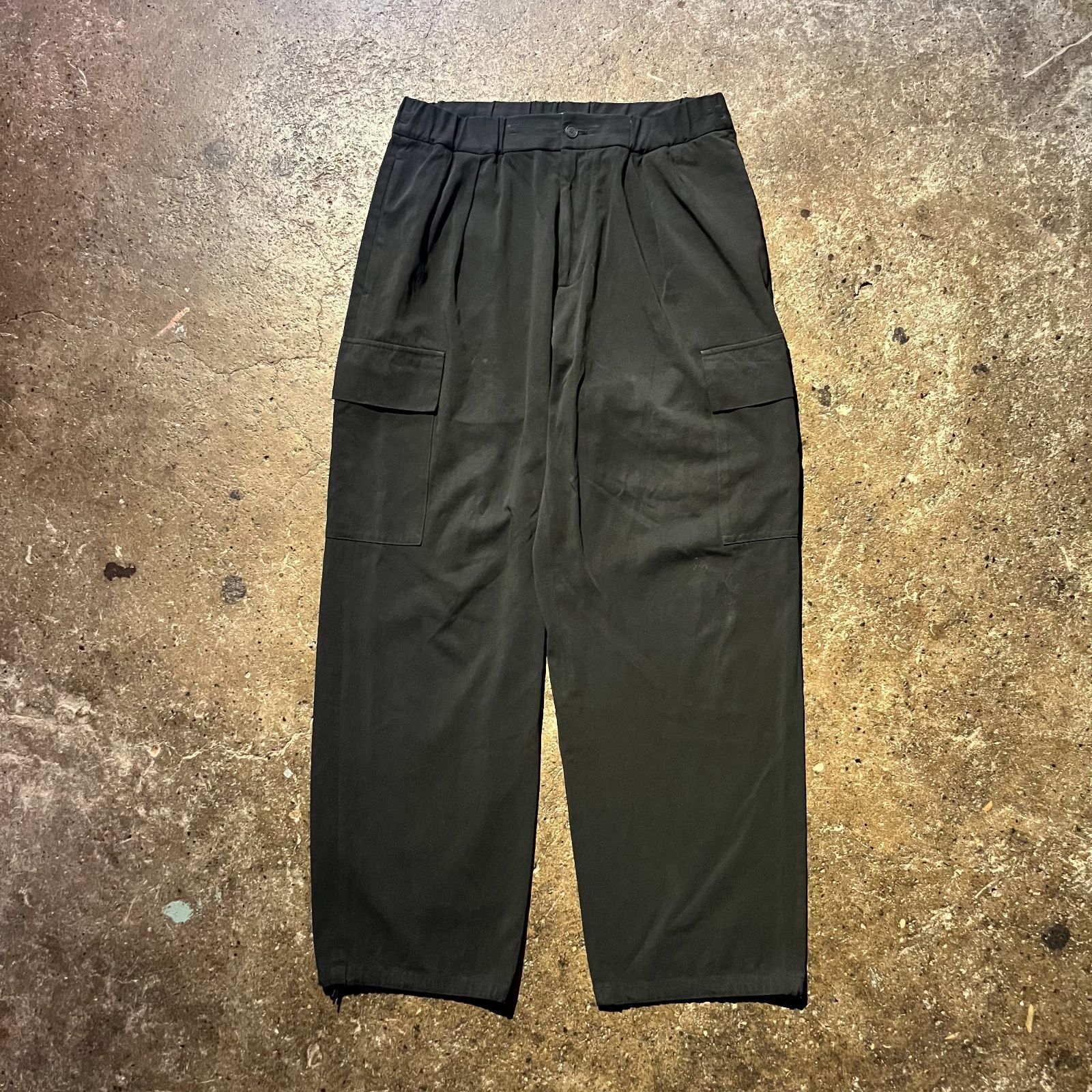 パンツ ATON cotton voile parachute cargo pants ATON COTTON VOILE SATIN PARACHUTE CARGO PANTS – NCNR WEB STORE