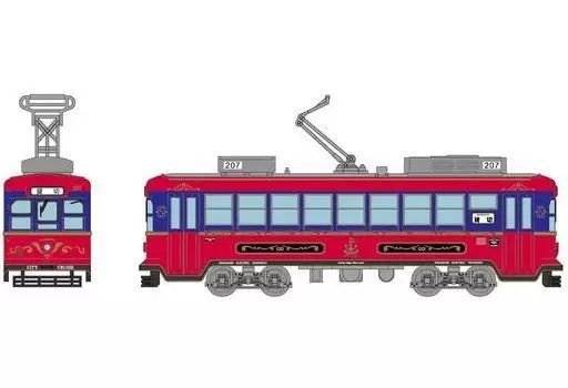 ⭐️各種中古鉄道模型車両【まとめて55車両】 中古】鉄道模型 1/150 長崎電気軌道200形 207号車 シティ