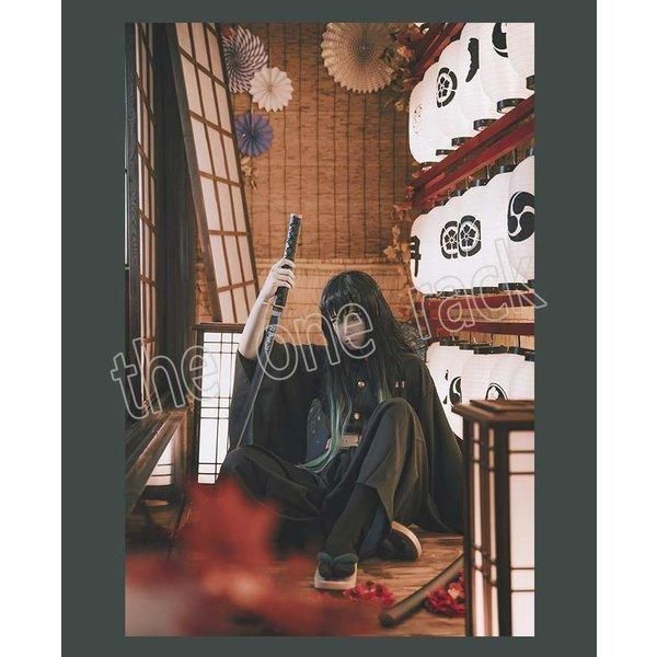 送料無料◇鬼滅の刃 風 時透 無一郎 鬼殺隊和風制服 コスプレ衣装