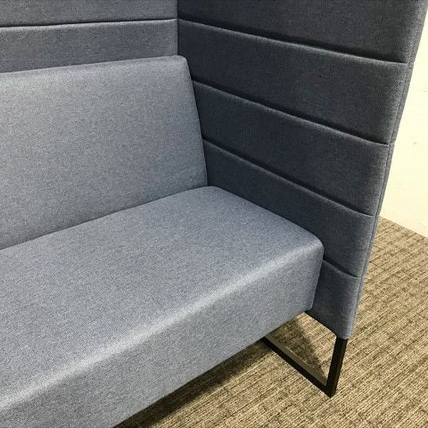 パネル付きソファ 応接用ソファ 集中ブース ブルー MARWIL-DEMENAGEMENTS_CH