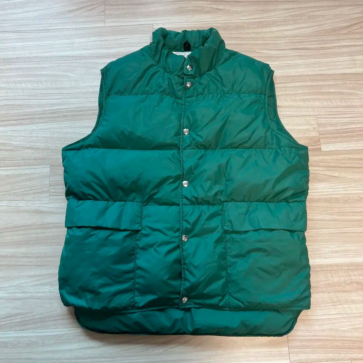 Made In USA 1970s L.L.Bean(L・L・ビーン) ダウンジャケット ベスト 緑 ラージ サイズ