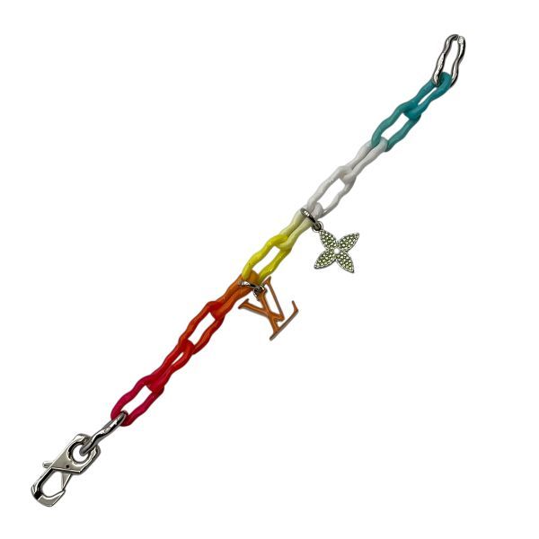 Louis Vuitton マルチカラー チャームブレスレット ○ ルイヴィトン LOUIS VUITTON ブラスレ レインボー チャーム