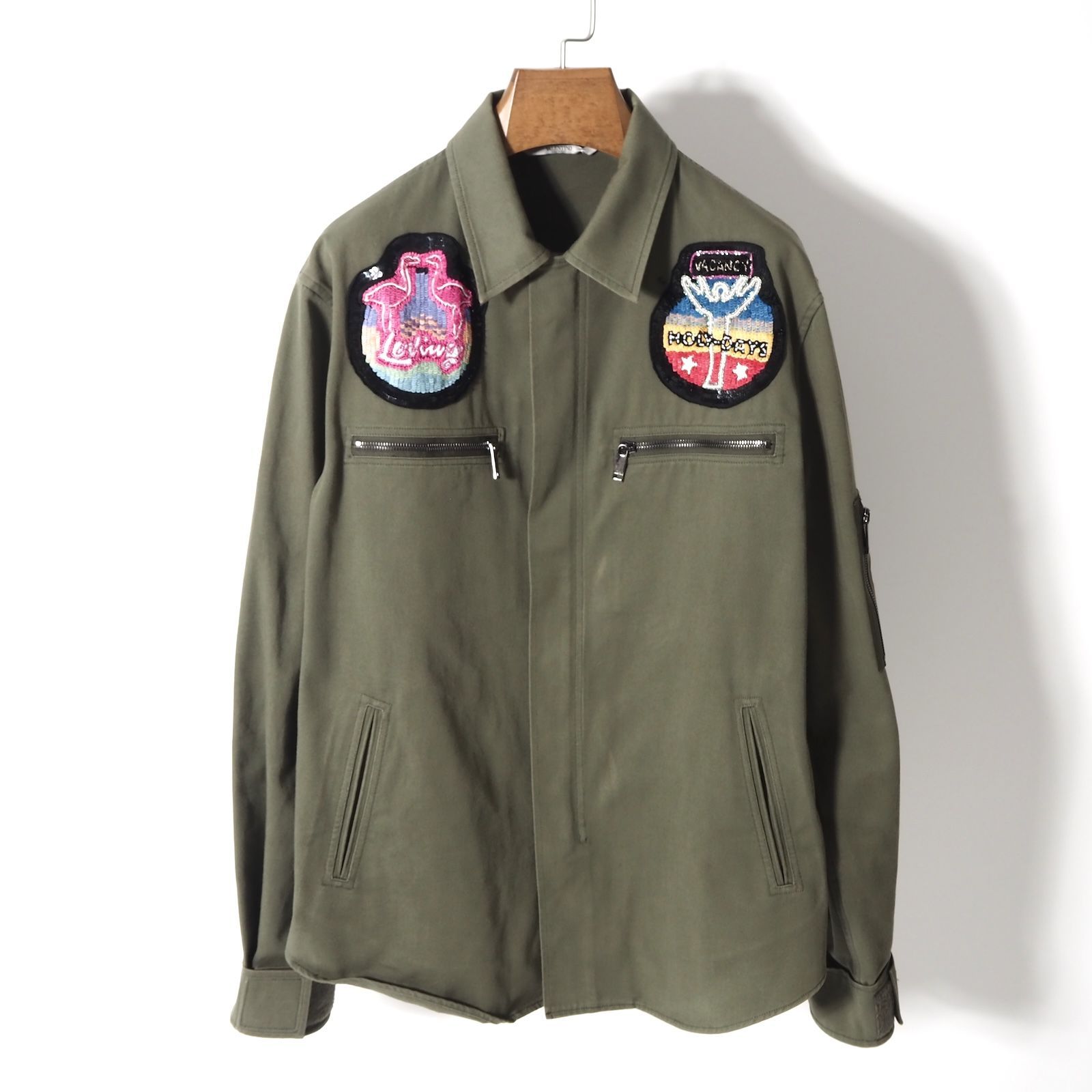 valentino ブルゾンの通販 VALENTINO ミリタリーブルゾン メンズ 