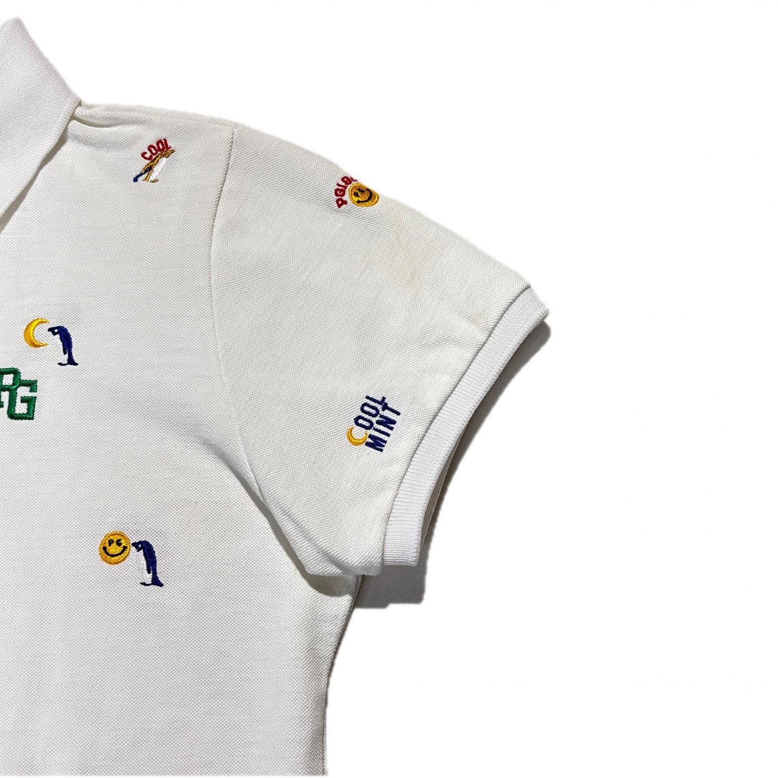 レディース パーリーゲイツ PEARLY GATES 半袖ポロシャツ 1(M) 白