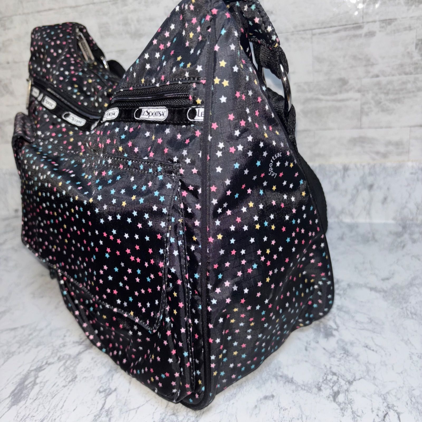 Lesportsac レスポートサック ショルダーバック スター柄 星柄