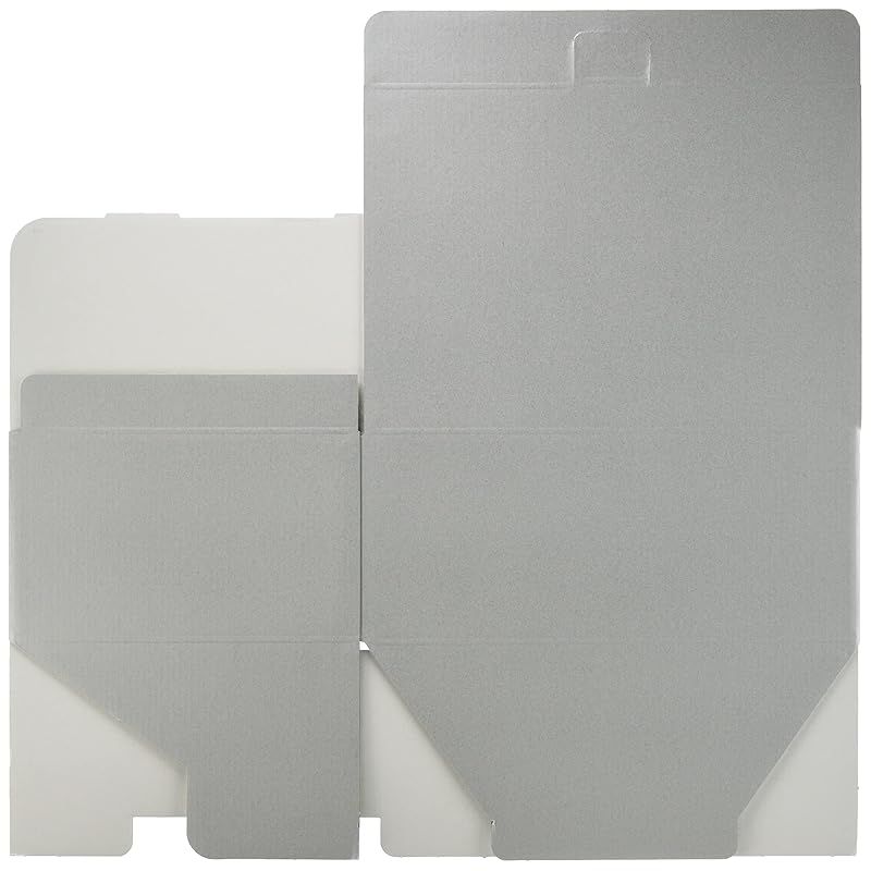 ヘッズ 日本製 無地 ギフトボックス 26.3×11×19cm シルバーグレー 10枚 箱 シンプル HEADS MSG-GB2