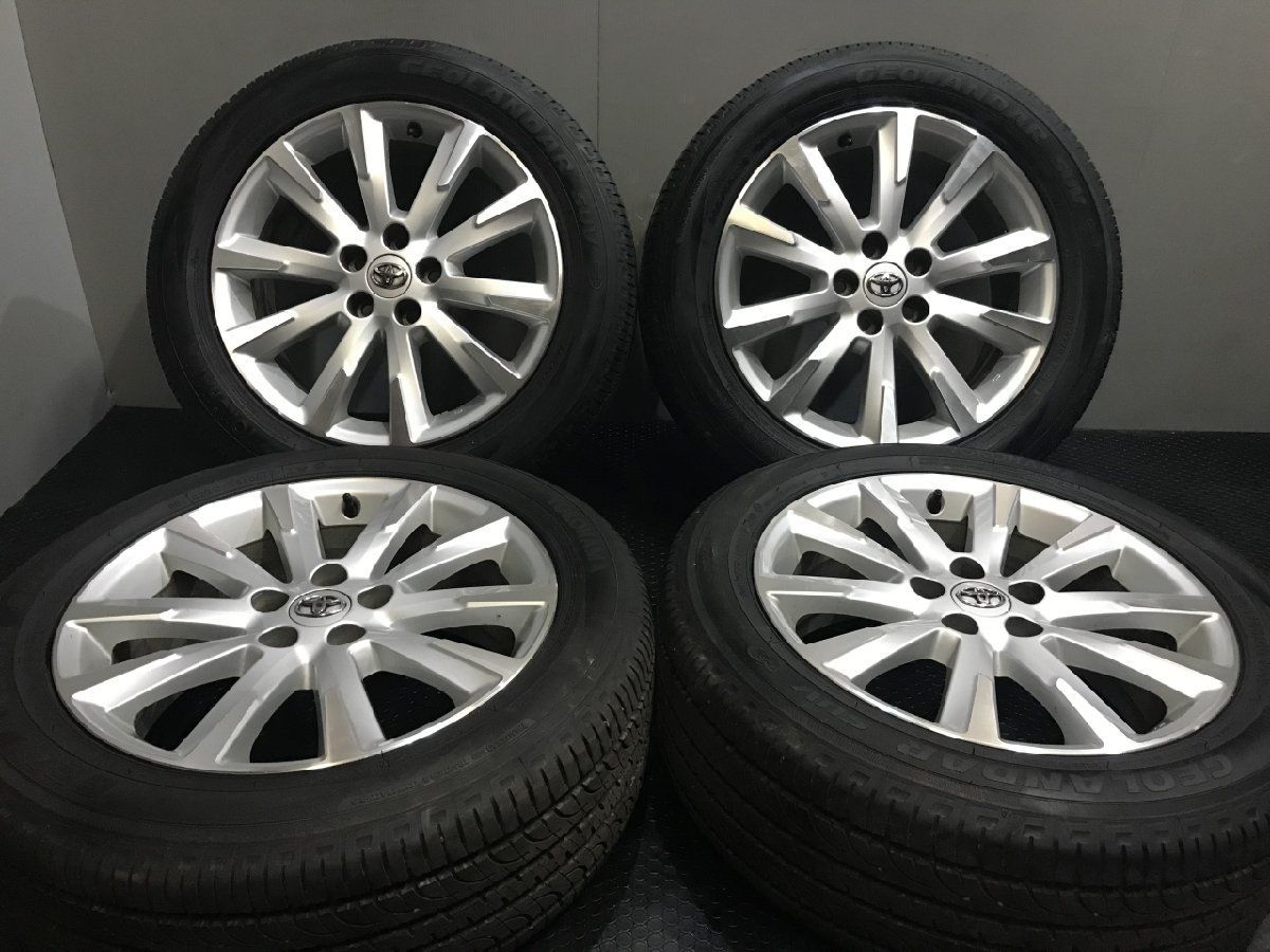 【YK GEOLANDAR SUV 235/55R18】夏タイヤ 【トヨタ ヴァンガード 純正ホイール 18インチ 4本 7J5HPCD114.3+39】バリ溝 ハリアーにも(TF236)クレジットカード QRコード決済可能 YK GEOLANDAR SUV 235/55R18】夏タイヤ 【トヨタ ヴァンガード 純正