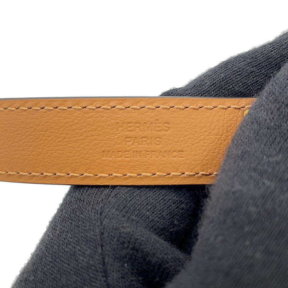 エルメス ケリーベルト ブラック/ピンクゴールド金具 エプソン W刻印  