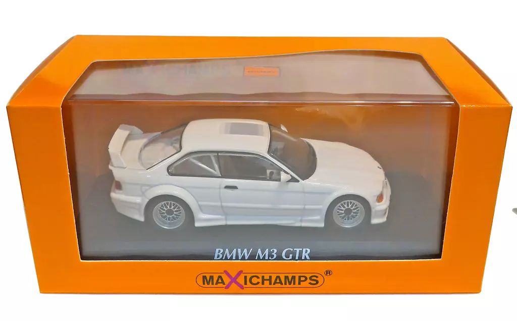 中古】ミニカー 1/43 BMW M3 E36 GTR 1993(ホワイト 「MINICHAMPS