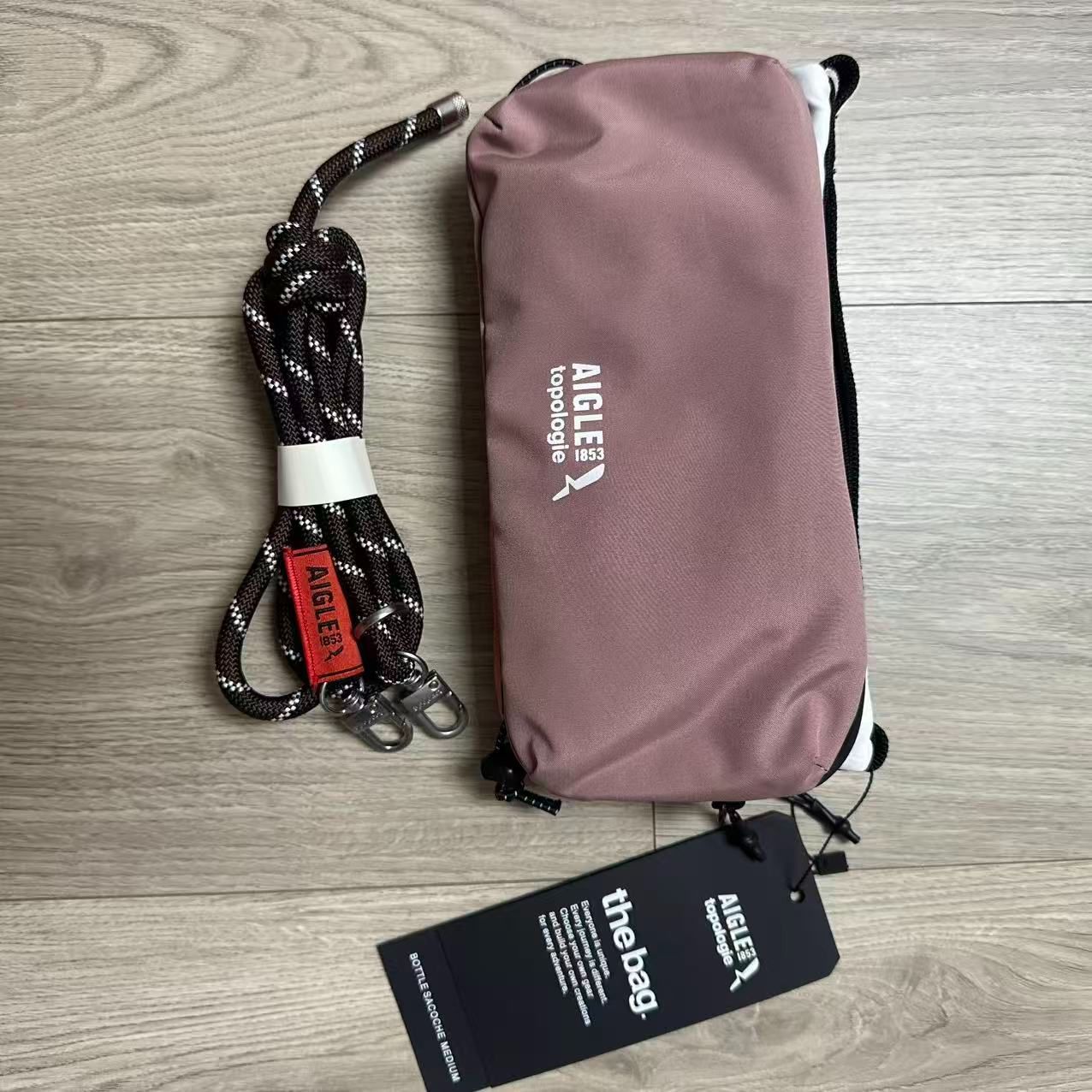 AIGLE × Topologie Bottle Sacoche ブラウン