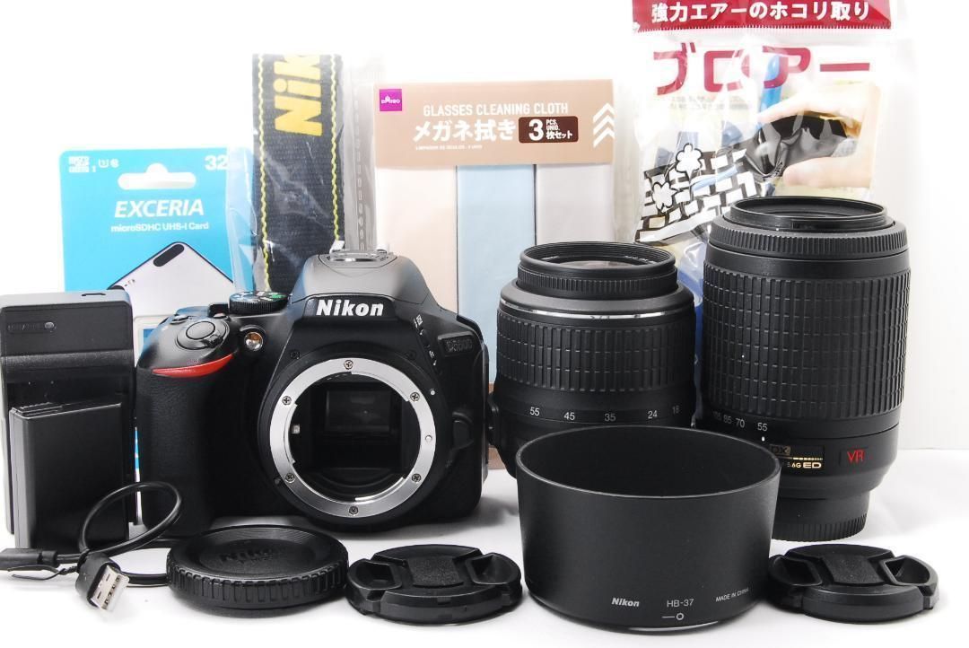 Nikon D 5600 一眼レフ カメラ スマホ転送 ニコン 204ｋ5216