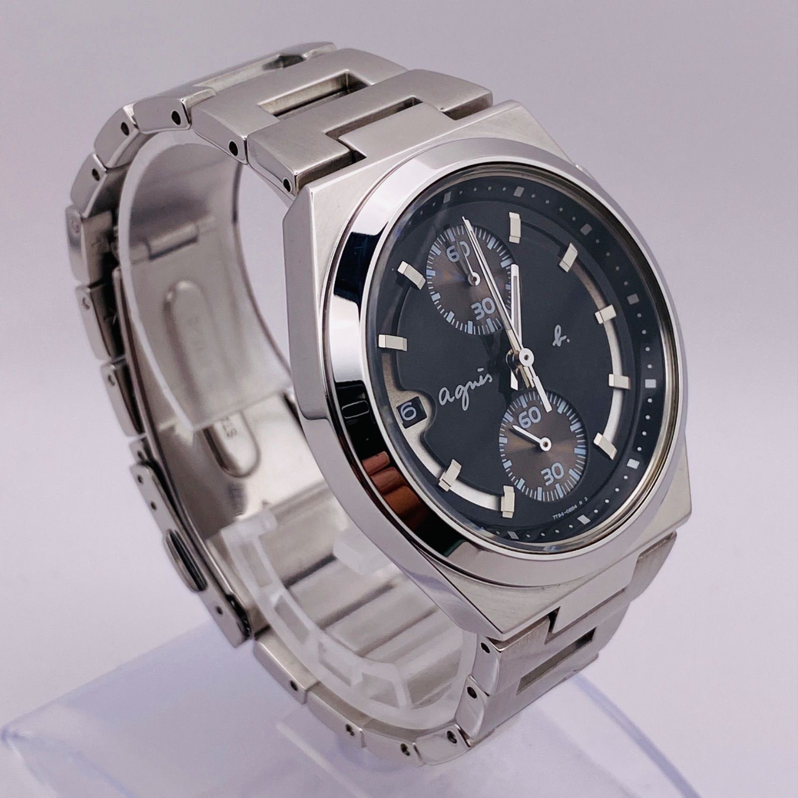 T141）美品 稼動品 SEIKO セイコー 7T94-0AX0 agnes-b アニエスベー 
