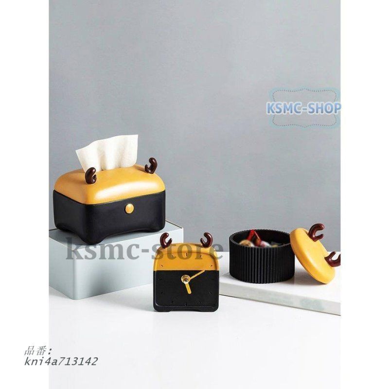 ティッシュボックス ティッシュケース おしゃれ ギフト プレゼント 結婚祝い AGT34 セット 時計 新築祝い 小物入れ 引越し祝い kni4a713142 NEXPOTALLINN_EU