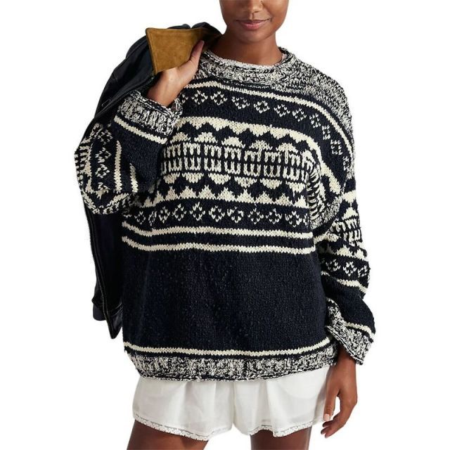 送料無料 フリーピープル レディース ニット セーター アウター Dani Pattern Sweater - Women s Black Combo