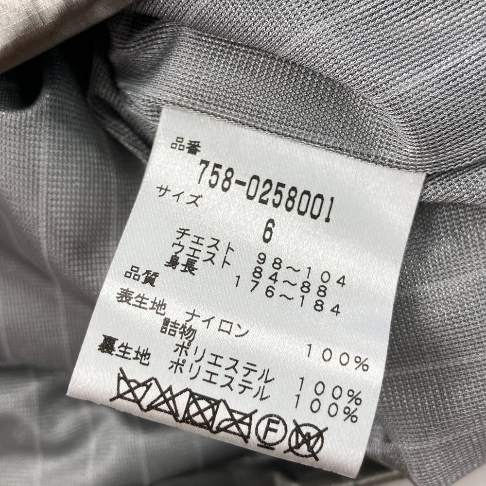 中綿ジップベスト シルバー系