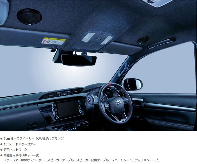 ルーフスピーカー＆ドアウーファー