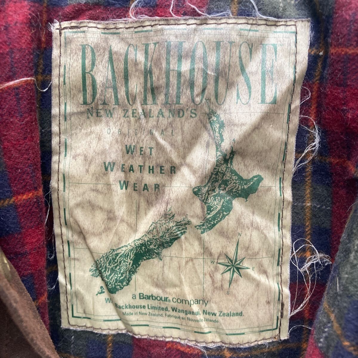 BACKHOUSE オイルド ジャケット XL~ ブラウン バックハウス バブアー BACKHOUSE オイルド ジャケット XL~ ブラウン バックハウス バブアー