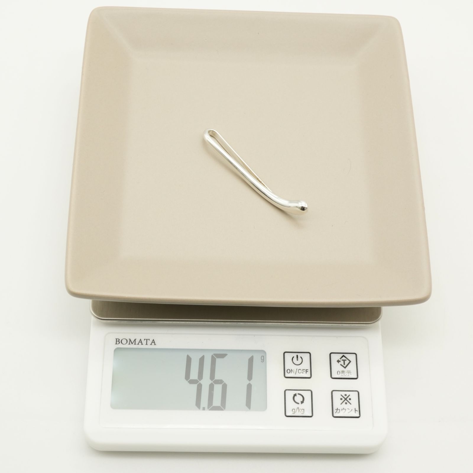 希少美品 ティファニー ティアドロップ シルバー925 ネクタイピン/25