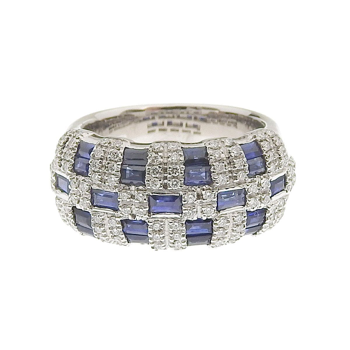 8624) ダミアーニ DAMIANI リング 指輪 K18WG 750WG サファイア 