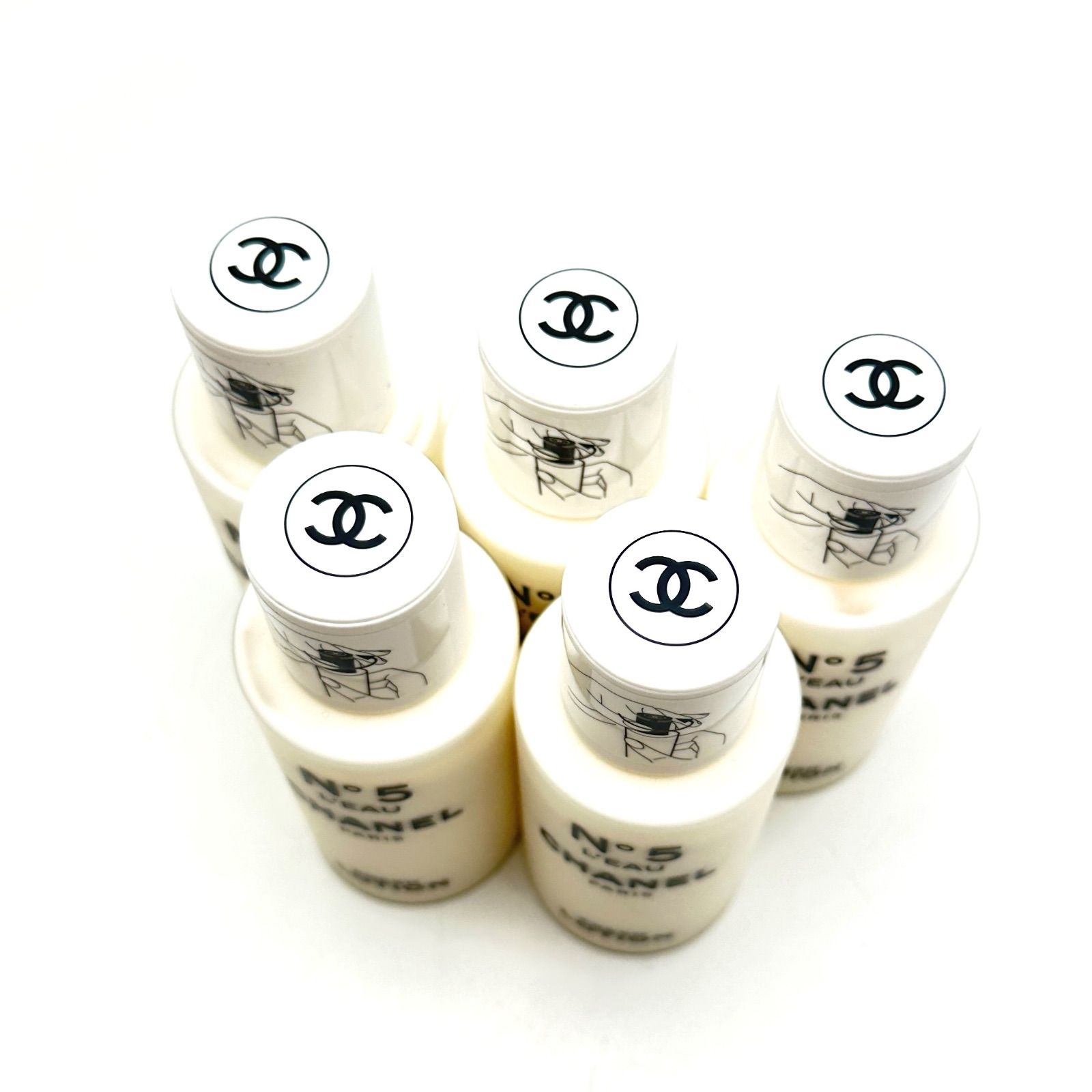  元住吉 シャネル CHANEL N°5 ロー フレッシュ ローション 100ｍL 5本セット ボディローション ボディケア