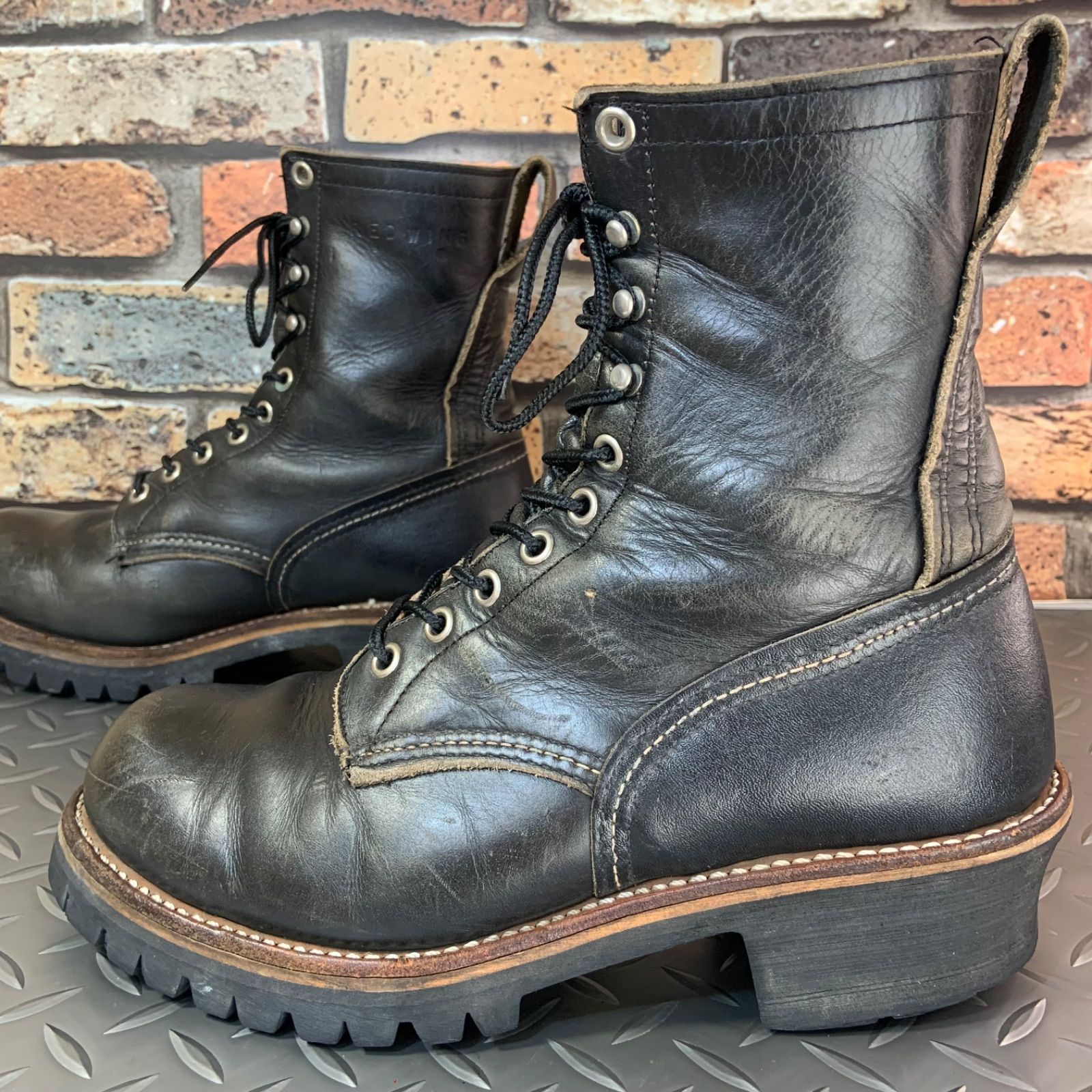 ☆REDWING 699 ノンスチール ロガーブーツ 1988年製 US6E JP24