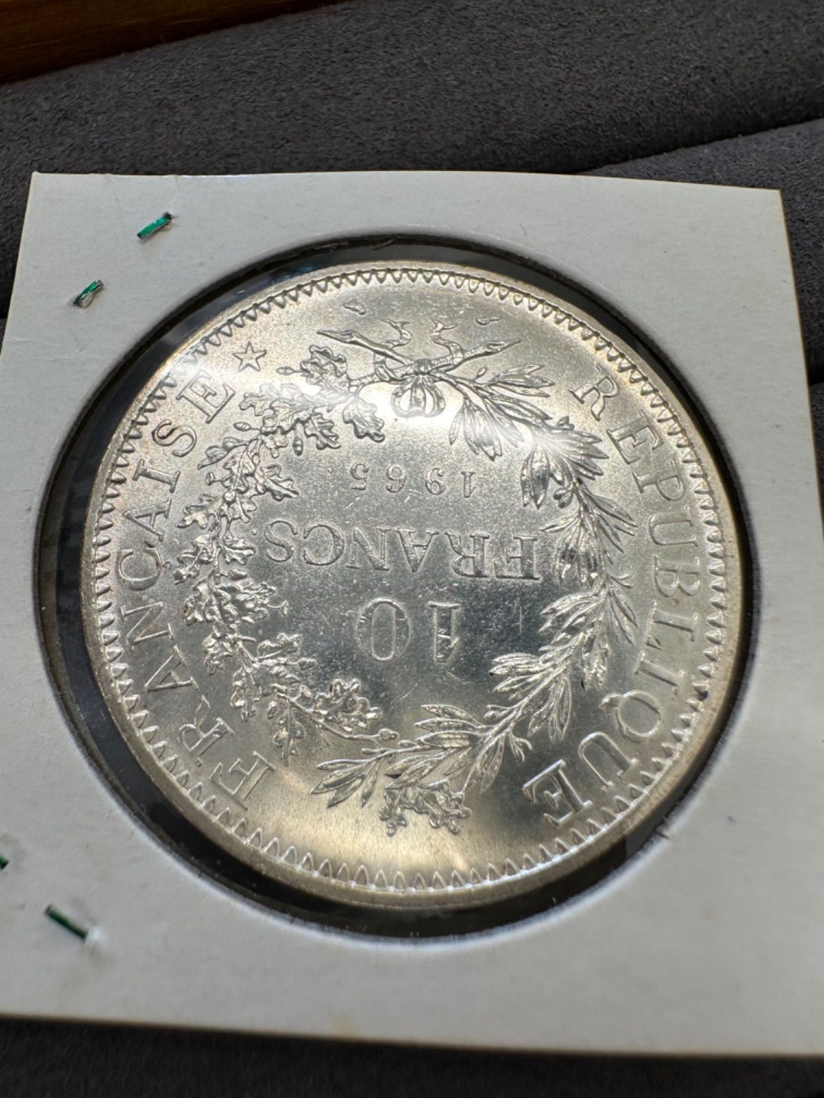 フランス】ヘラクレス10フラン銀貨(1965年) - メルカリ