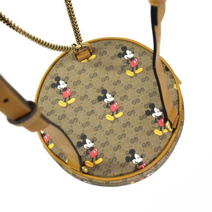 グッチ GUCCI エボニー ミニ GGスプリーム (PVC / レザー) ディズニー