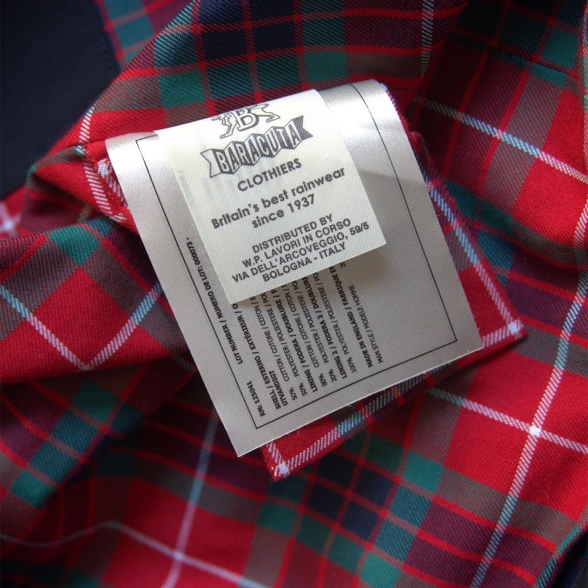 美品】 BARACUTA 【G4 スウィングトップ ドライビングコート】40