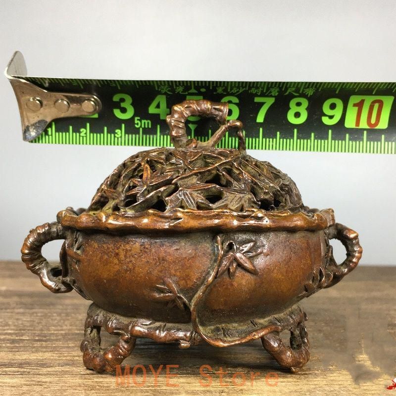 香炉 竹子款香炉 香道具 装飾品 工芸品 美術品 置物 竹節香炉 茶道香炉 銅製 香道具 装飾品 工芸品 置物 - メルカリ